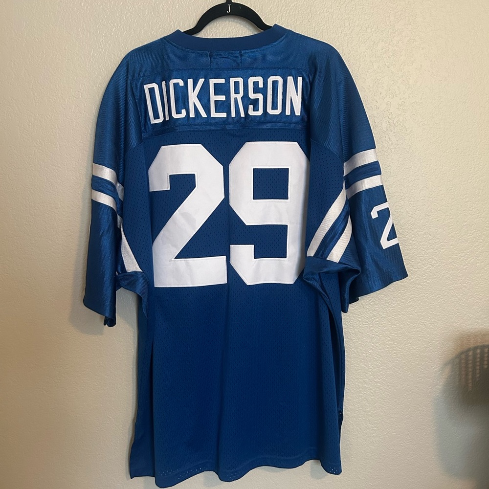Eric Dickerson indianapolis Colts Blue Football Jersey with Number 29